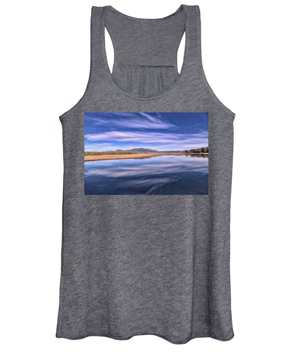Reflection Women's Tank Top featuring the photograph Whelen Estuary by Loyd Towe Photography