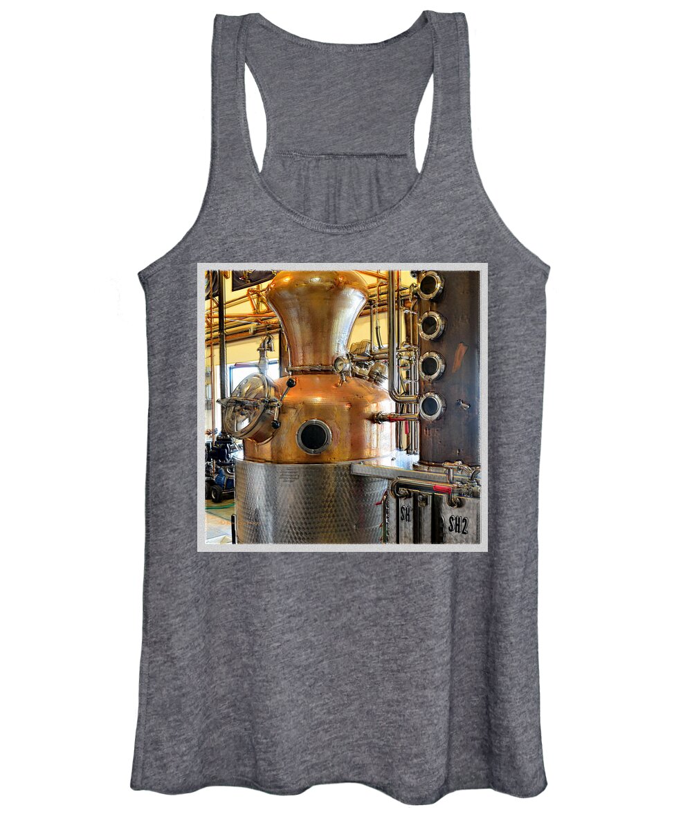 Vat Women's Tank Top featuring the photograph Whiskey Distillery #1 by Kae Cheatham