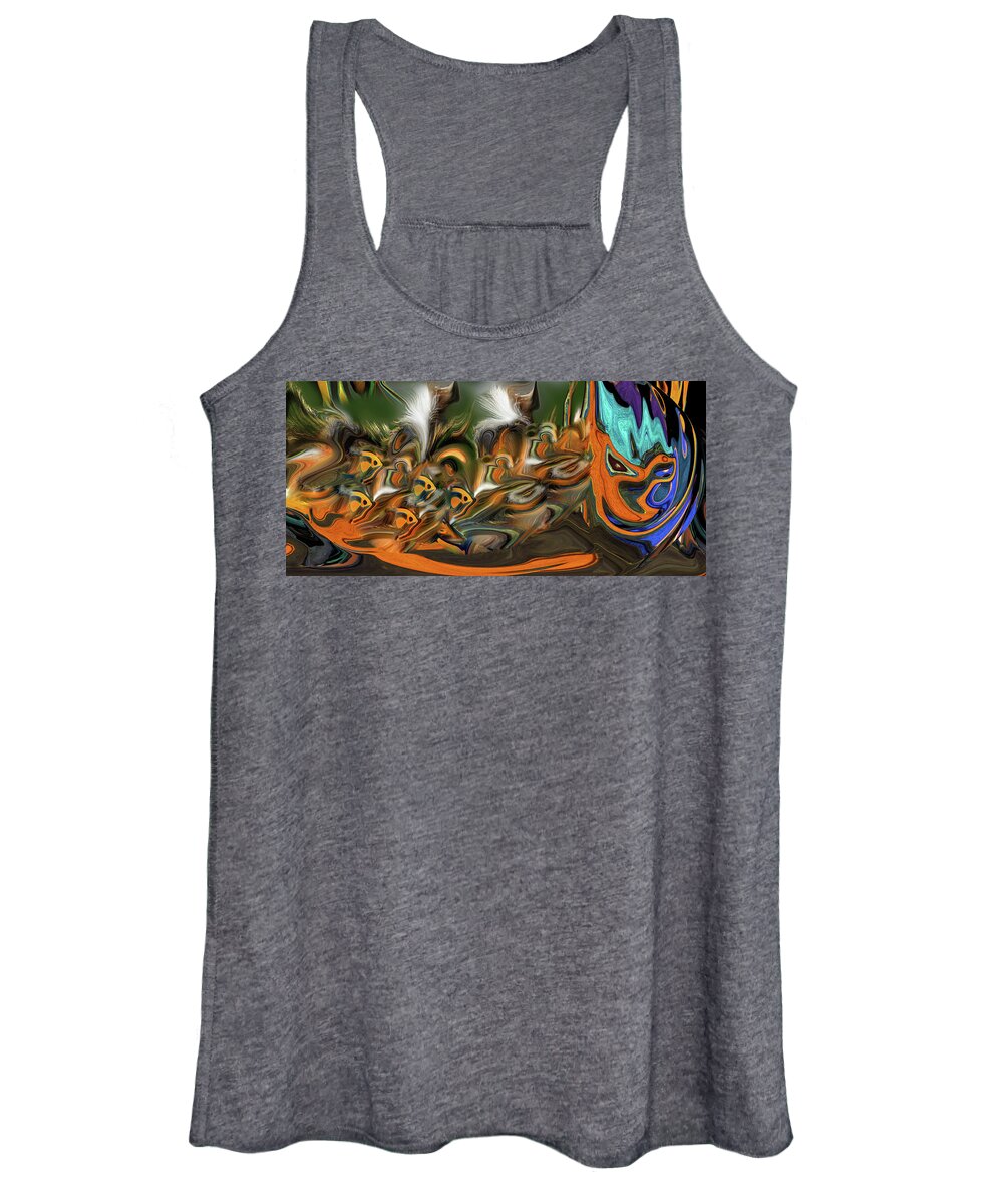 Flowing Women's Tank Top featuring the photograph Wild Creatures Inhabiting My Mind by Wayne King