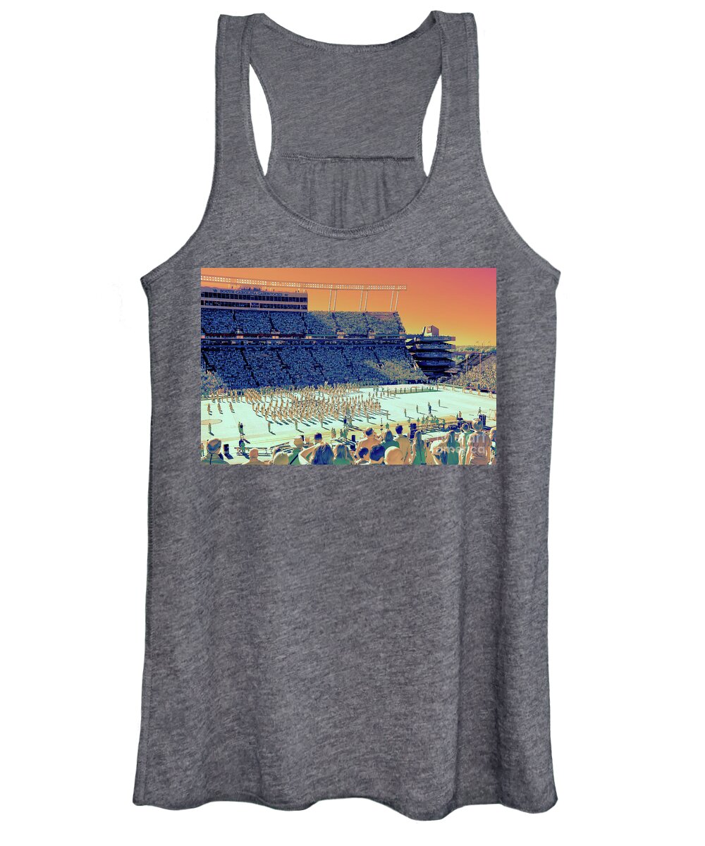 Usc Women's Tank Top featuring the photograph Williams - Brice Stadium #28 by Charles Hite