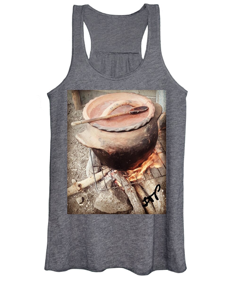 Food Women's Tank Top featuring the photograph Yabba Pot Forever by Esoteric Gardens KN