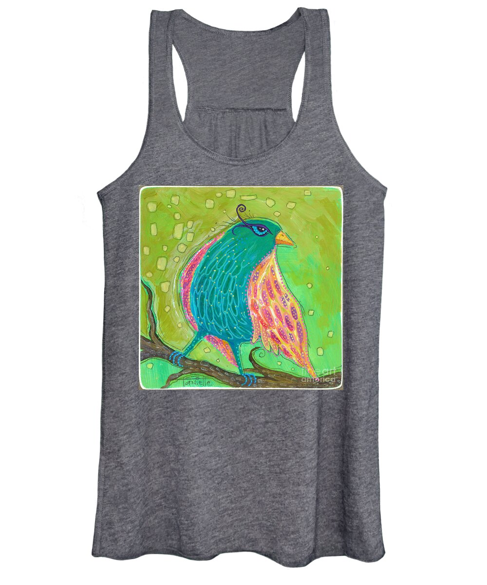 Bird Painting Women's Tank Top featuring the painting You Are My Wings by Tanielle Childers