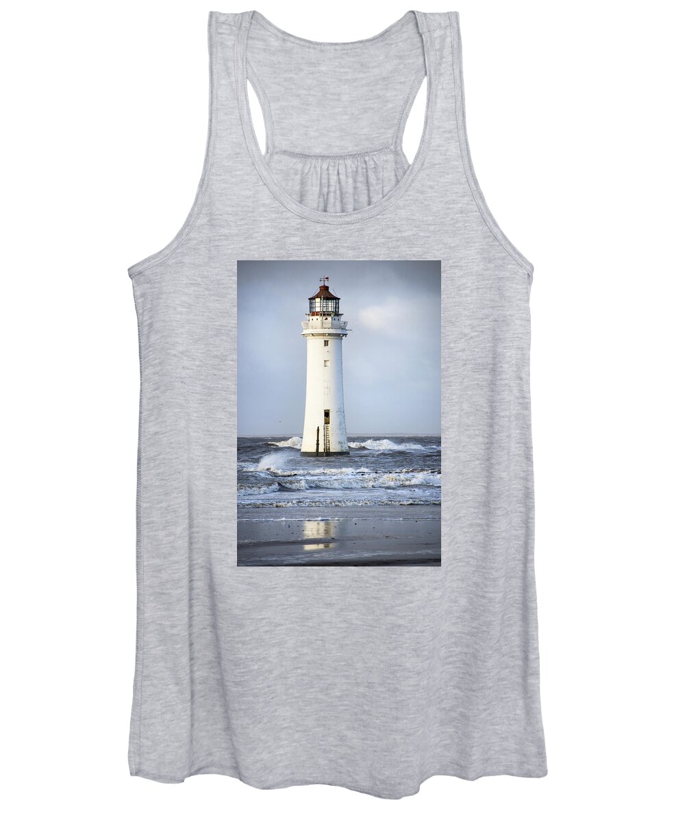 Storm Women's Tank Top featuring the photograph Fort Perch Lighthouse by Spikey Mouse Photography