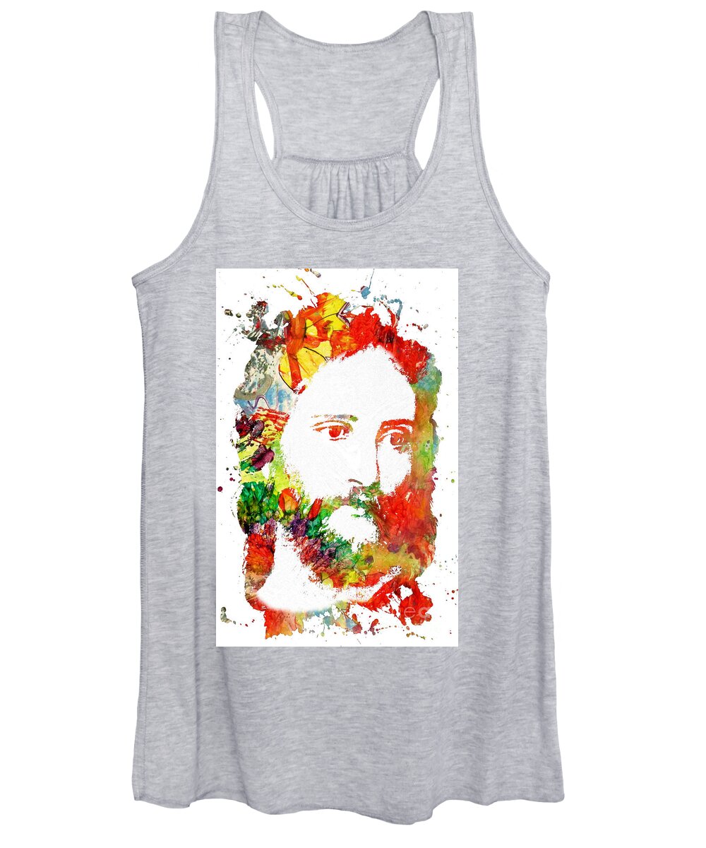 Jesus Christ Women's Tank Top featuring the photograph Christ by Doc Braham