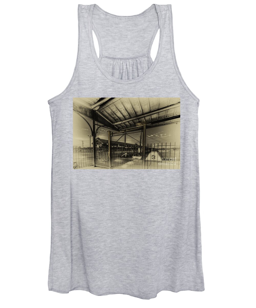 Trains Women's Tank Top featuring the photograph Track 3 #2 by Marvin Spates