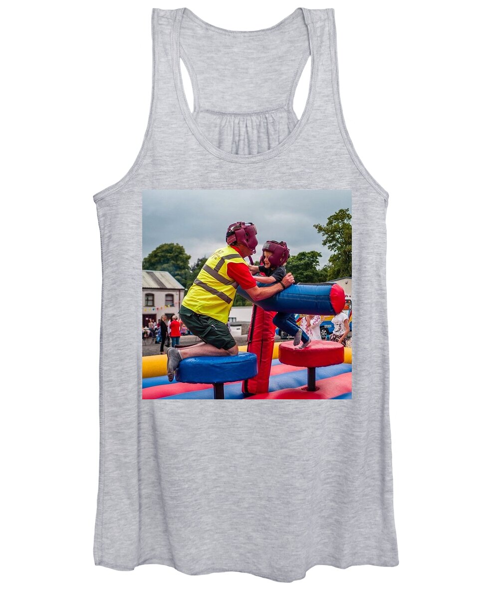 Funday Women's Tank Top featuring the photograph Fun Day #gracegenerationchurch #2 by Aleck Cartwright