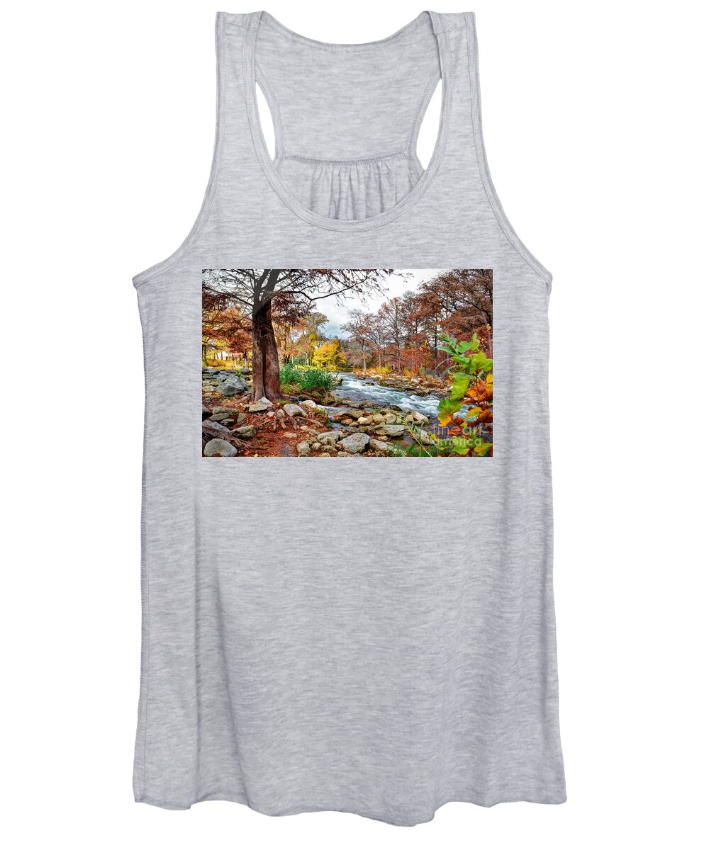 Gruene Women's Tank Top featuring the photograph Guadalupe #4 by Savannah Gibbs