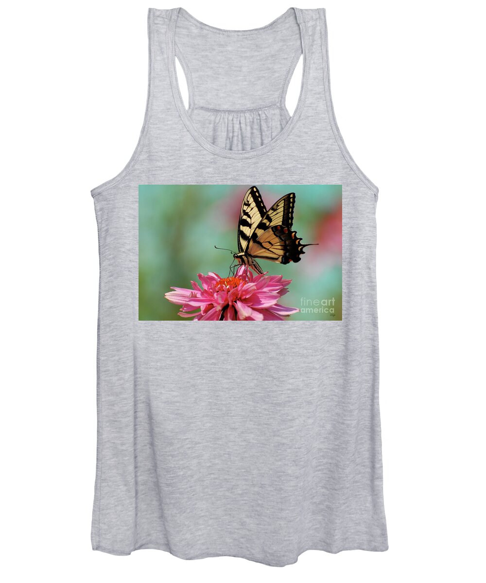 Butterfly Women's Tank Top featuring the photograph Pastel by Lois Bryan