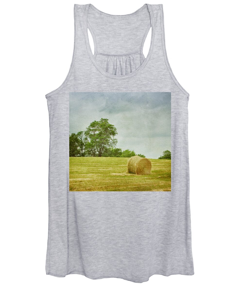 Agricultural Women's Tank Top featuring the photograph A Day at the Farm by Kim Hojnacki