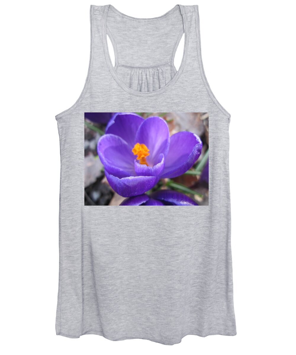 Blue Women's Tank Top featuring the photograph Springjoy by Rosita Larsson