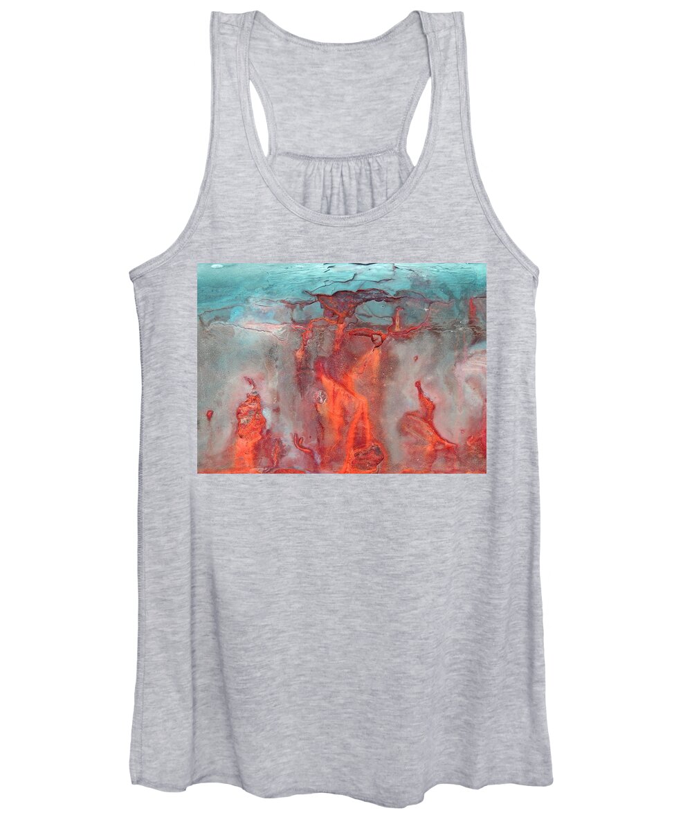  Abstract Women's Tank Top featuring the photograph A Vision of Hell by Marcia Lee Jones