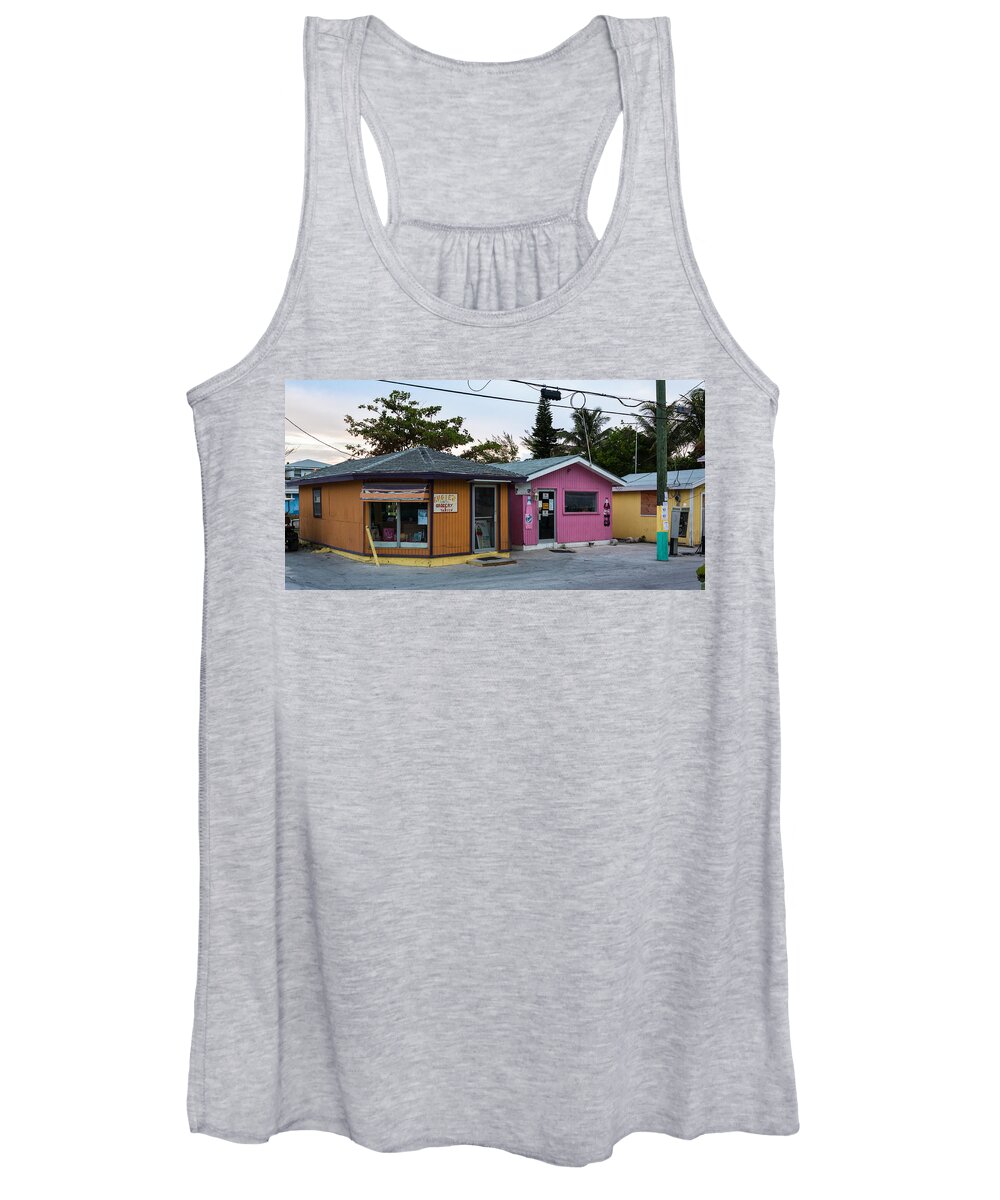 Advertising Women's Tank Top featuring the photograph Alice Town Shops by Ed Gleichman