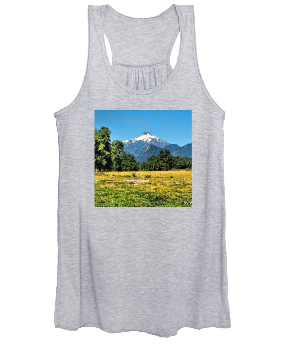 Chile Women's Tank Top featuring the photograph Another Sunny Day In Villarrica..with by Sandra Lira