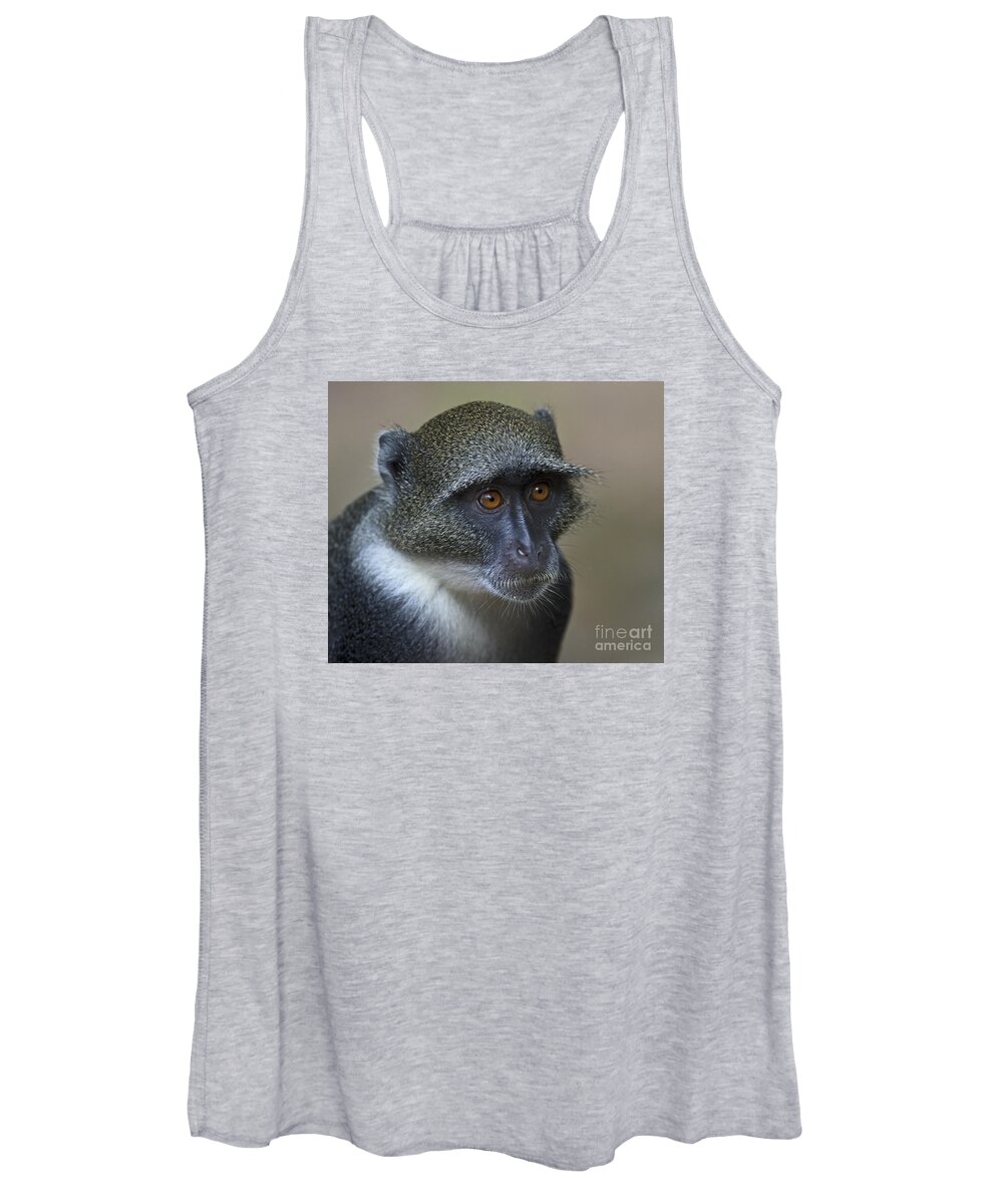 Festblues Women's Tank Top featuring the photograph Apprehensive... by Nina Stavlund