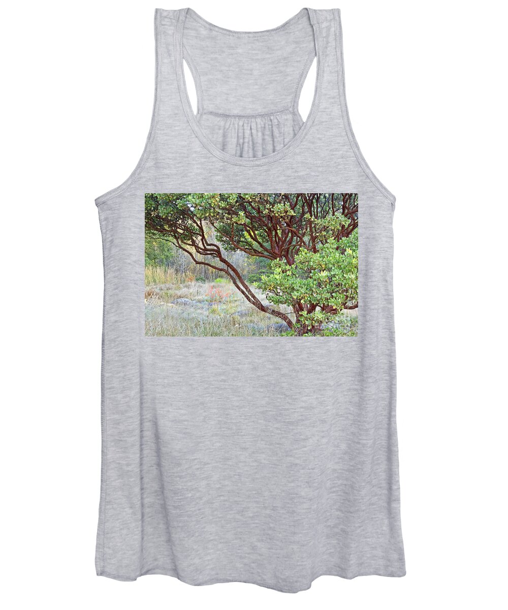 Kate Brown Women's Tank Top featuring the photograph Arctostaphylos hybrid by Kate Brown