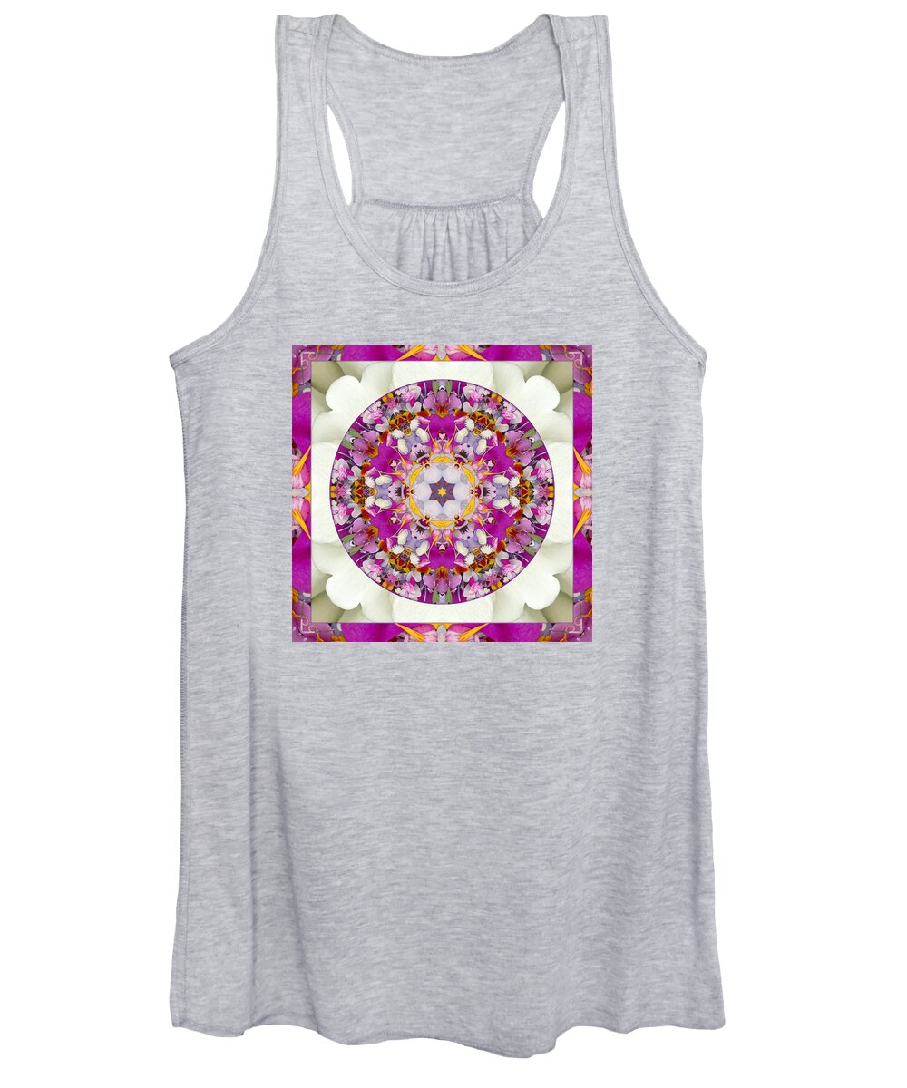 Meditation Healing Art Women's Tank Top featuring the photograph Aura of Joy by Bell And Todd