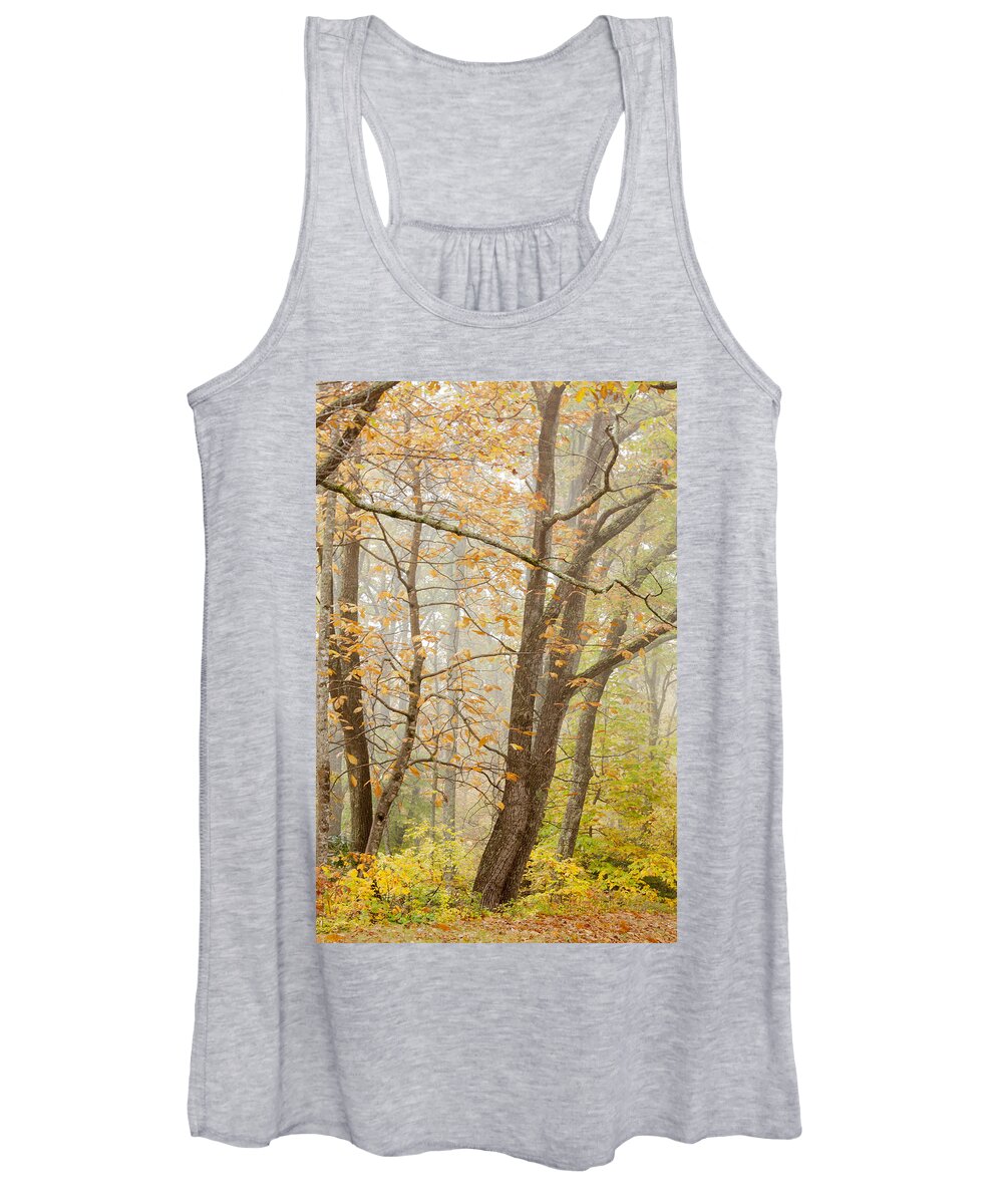 Appalacia Women's Tank Top featuring the photograph Autumn Trees by Jo Ann Tomaselli by Jo Ann Tomaselli