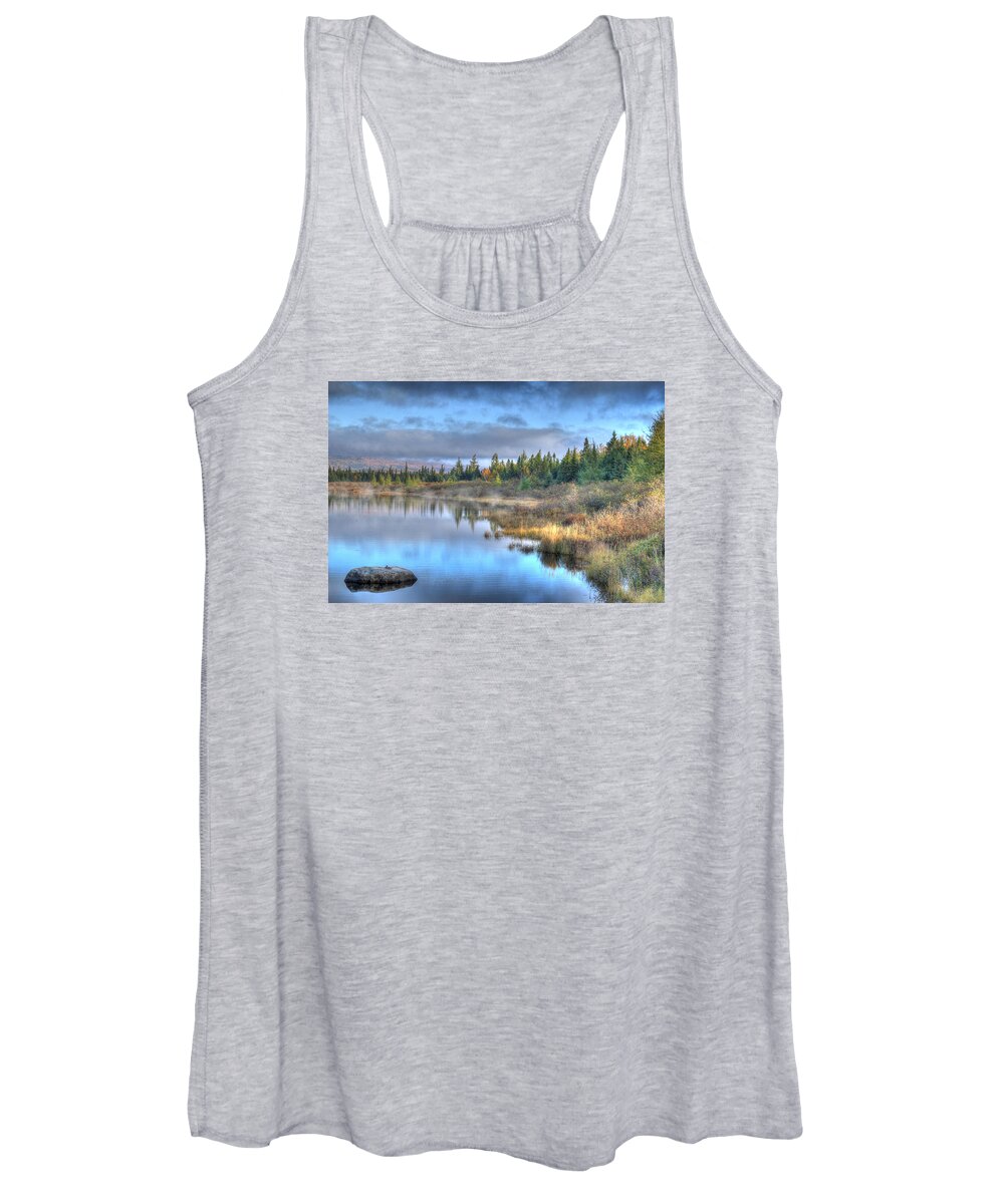Maine Women's Tank Top featuring the photograph Awakening Your Senses by Shelley Neff