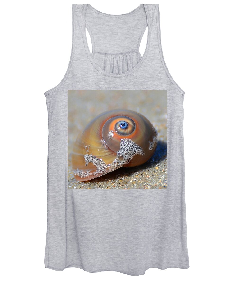 Shell Women's Tank Top featuring the photograph Beach Jewel by Kathy Baccari