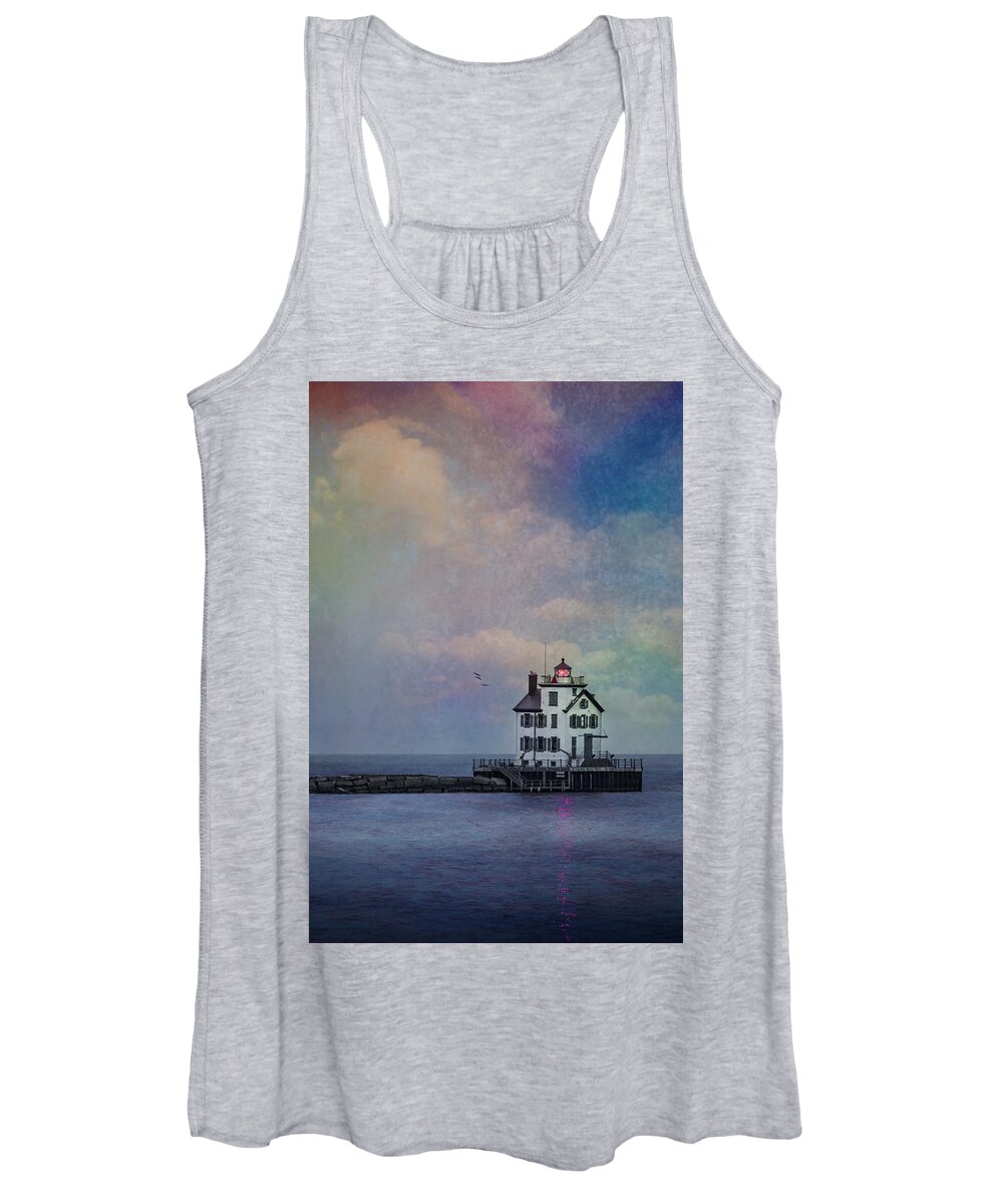 Beacon Of Light Women's Tank Top featuring the photograph Beacon Of Light by Dale Kincaid