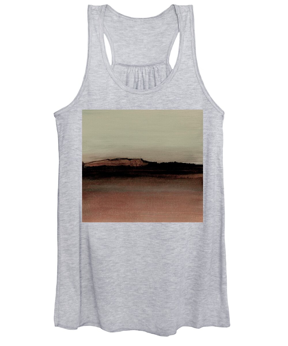 Fineartamerica.com Women's Tank Top featuring the painting Between the Woods and Frozen Lake Number 1133-10 by Diane Strain