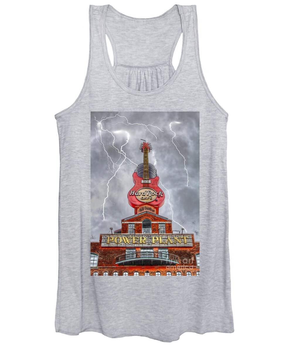 Architecture Women's Tank Top featuring the digital art Can't Stop The Rock by Dan Stone