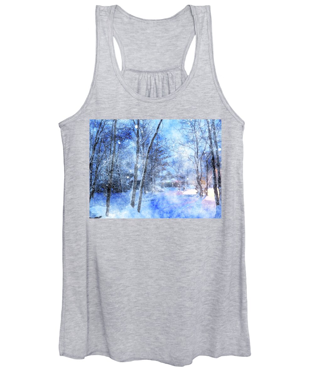 Christmas Women's Tank Top featuring the photograph Christmas Wishes by Claire Bull