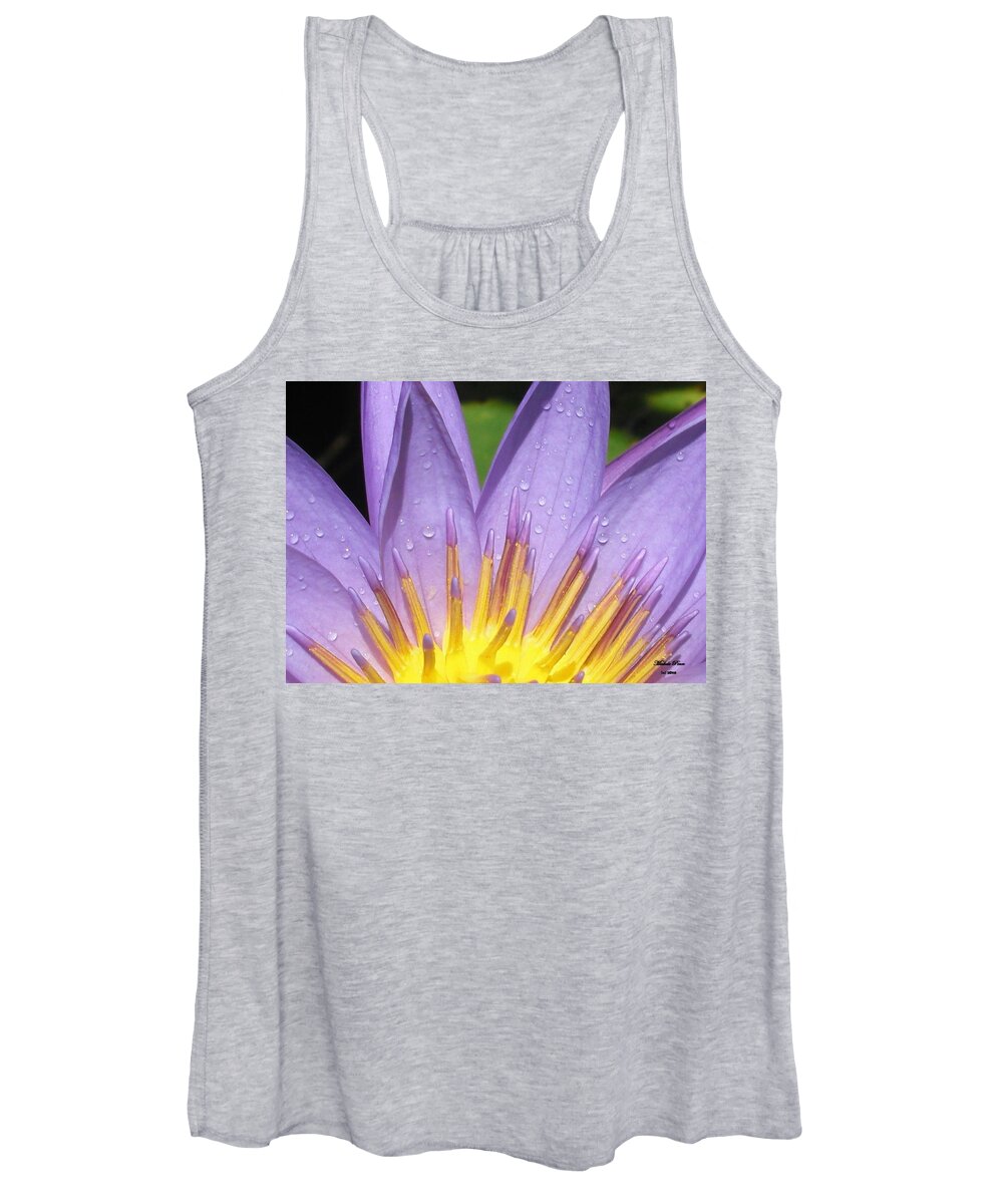 Purple Women's Tank Top featuring the photograph Desire by Michele Penn