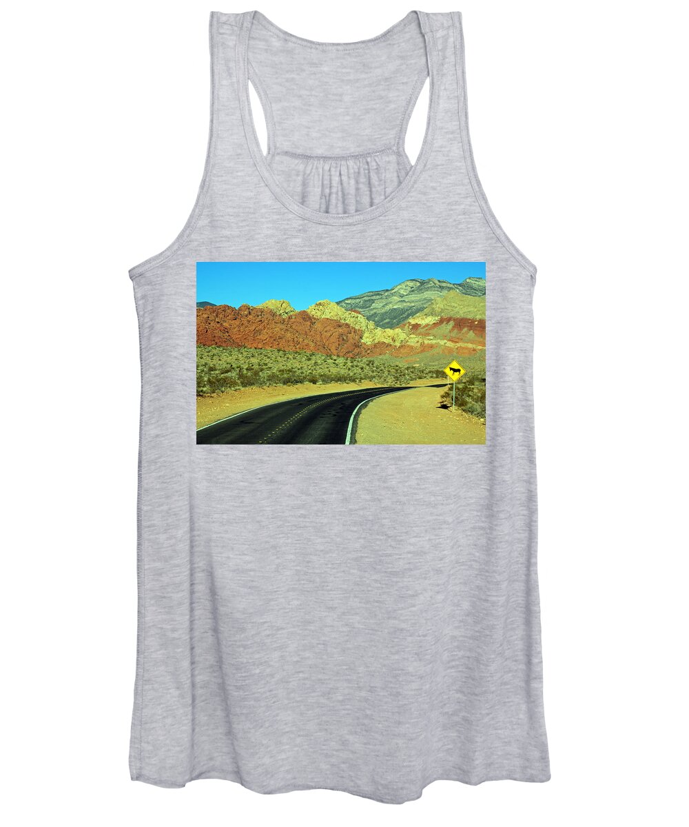 Signs Women's Tank Top featuring the photograph Diversified Landscape by Jennifer Robin