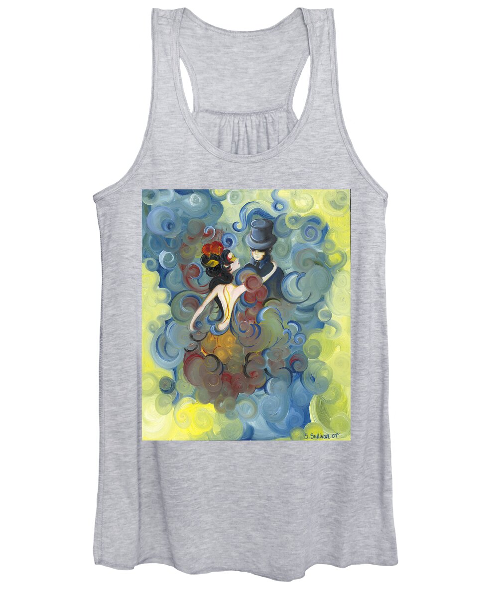 Couple Women's Tank Top featuring the painting Dream by Stephanie Broker