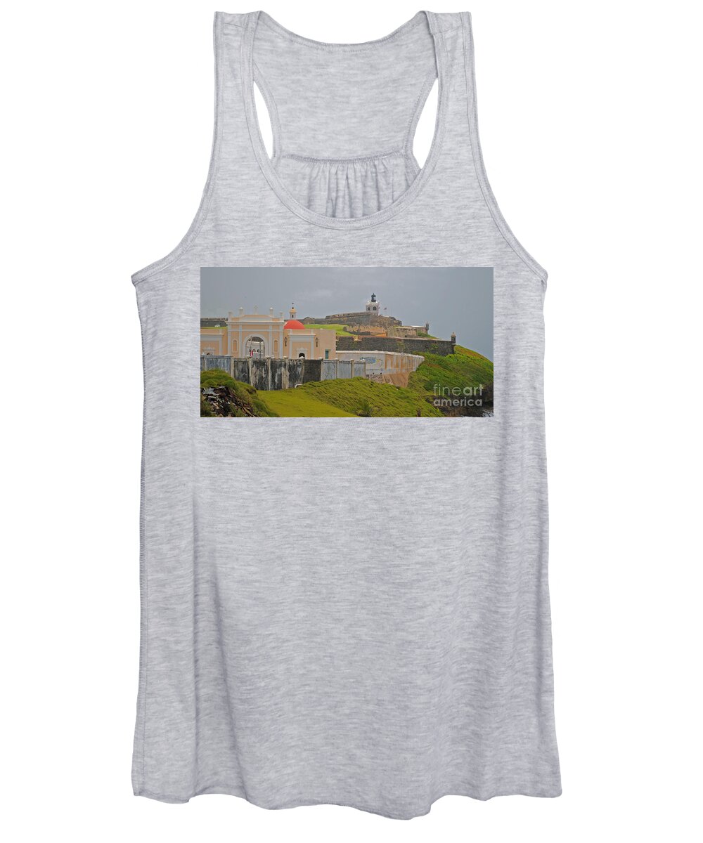 America Women's Tank Top featuring the photograph Scenic El Morro by George D Gordon III