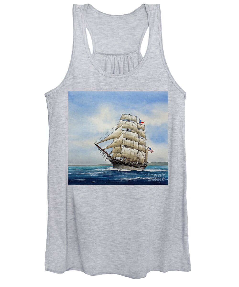 Elissa Women's Tank Top featuring the painting Elissa by James Williamson