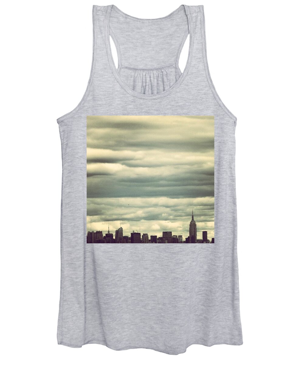  Women's Tank Top featuring the photograph Empire State Building by Lorelle Phoenix