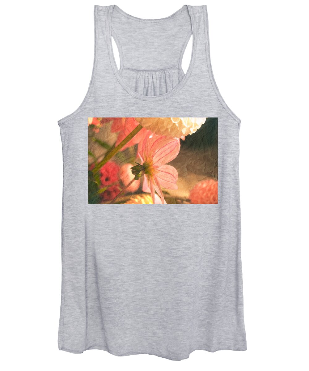 Flower Women's Tank Top featuring the photograph Gentleness by Trish Tritz