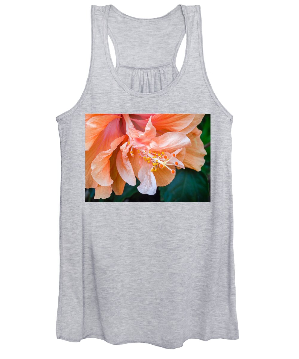 Hibiscus Women's Tank Top featuring the photograph Hibiscus No. 9931 by Georgette Grossman