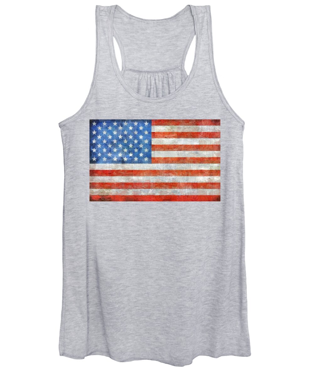 #faatoppicks Women's Tank Top featuring the painting Homeland by Michelle Calkins
