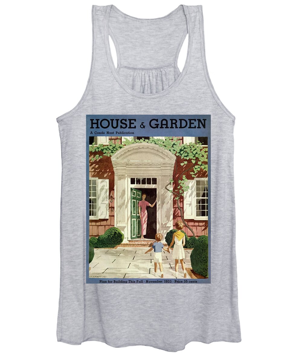 House And Garden Women's Tank Top featuring the photograph House And Garden Cover by Pierre Brissaud