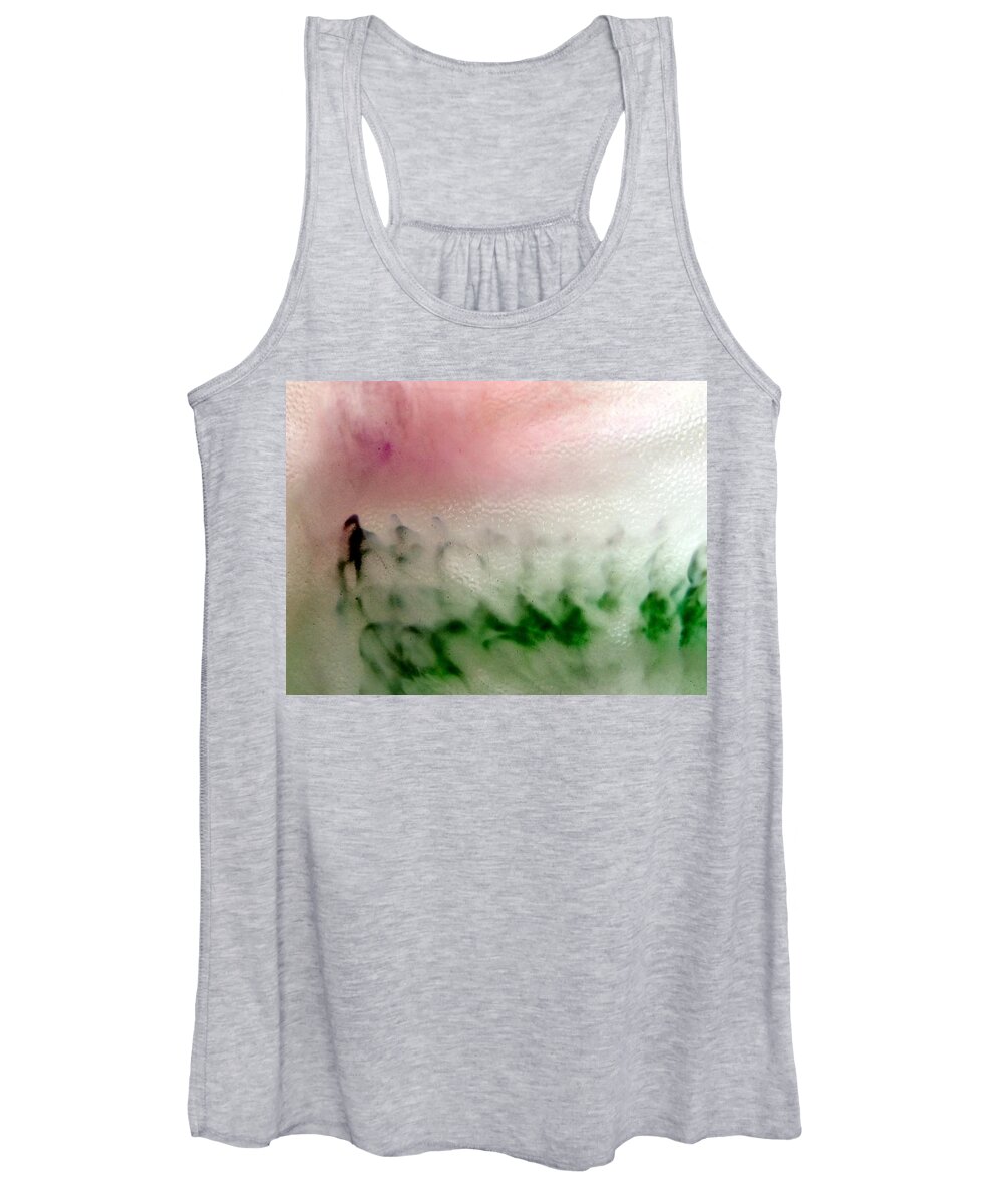  Women's Tank Top featuring the mixed media It's All You 12 by Judy McNutt