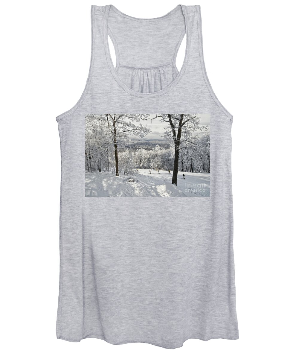 Ski Women's Tank Top featuring the photograph Jack Rabbit by Lois Bryan