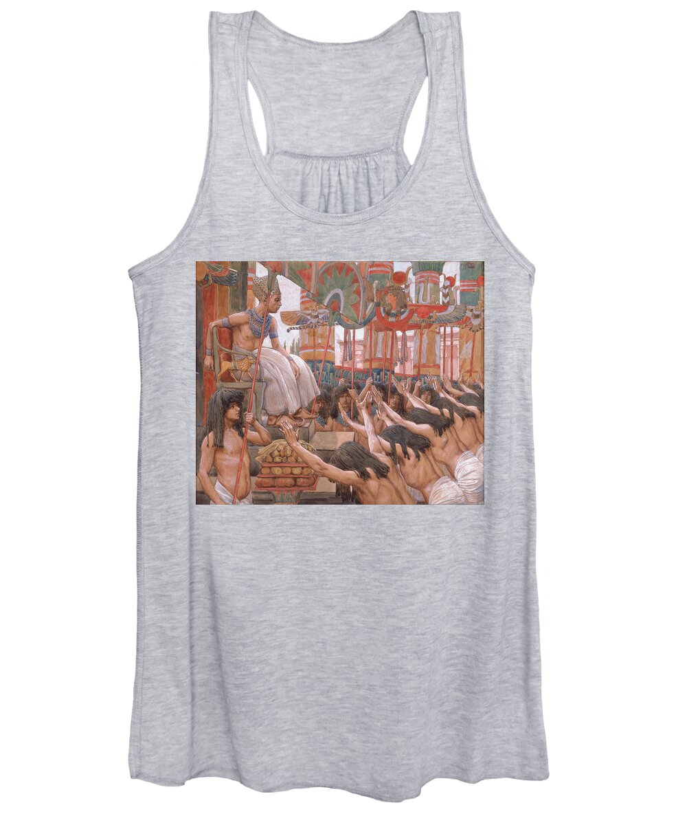 James Jacques Joseph Tissot Women's Tank Top featuring the painting Joseph Dwelleth in Egypt by James Jacques Joseph Tissot