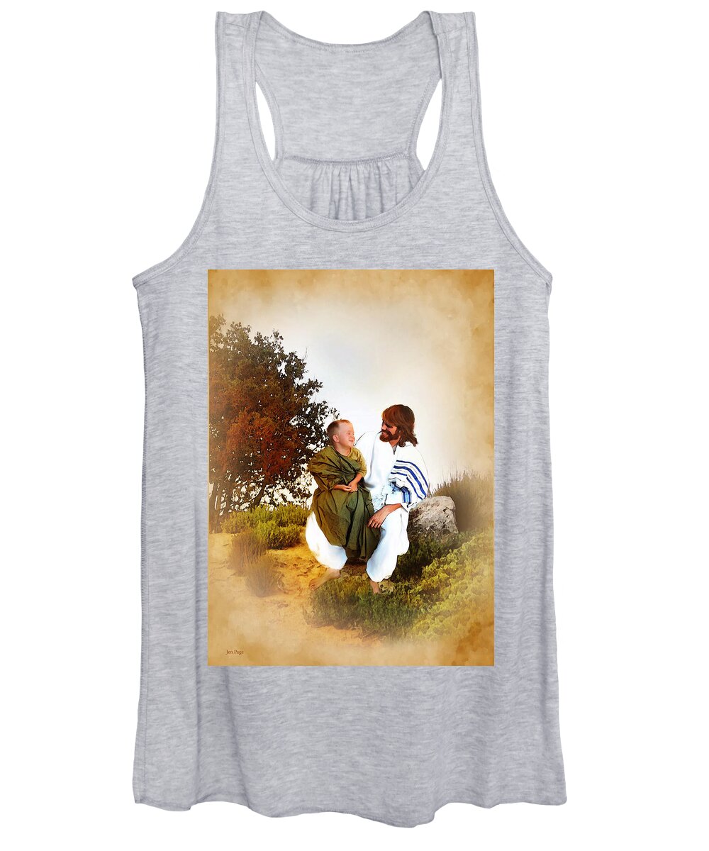 Joy Of The Lord Women's Tank Top featuring the digital art Joy of the Lord by Jennifer Page