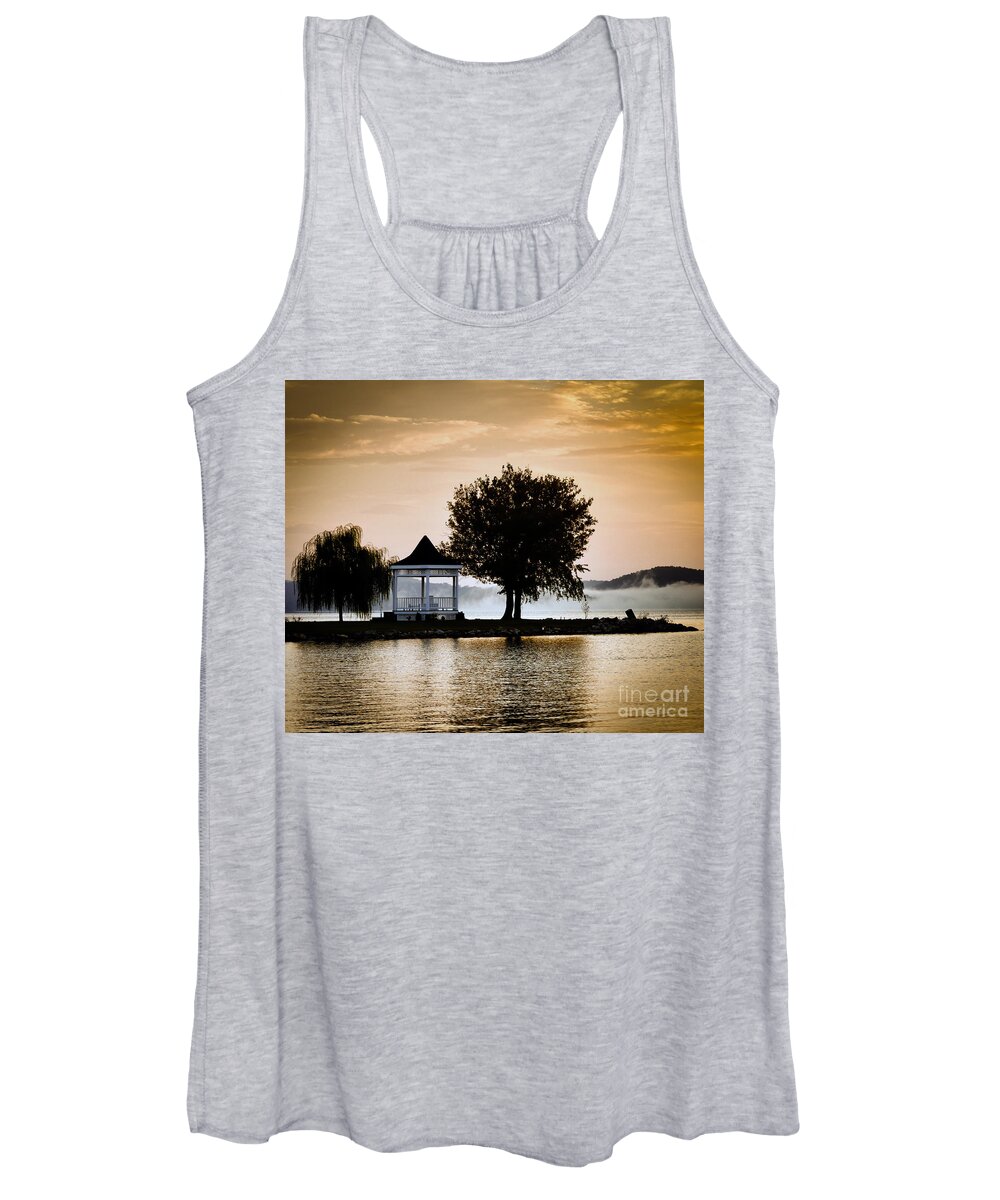 Sunrise Women's Tank Top featuring the photograph Just Before Sunrise by Kerri Farley