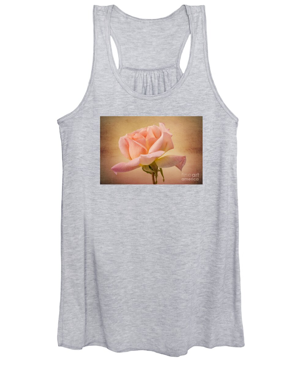 Clare Bambers Women's Tank Top featuring the photograph Just Peachy by Clare Bambers