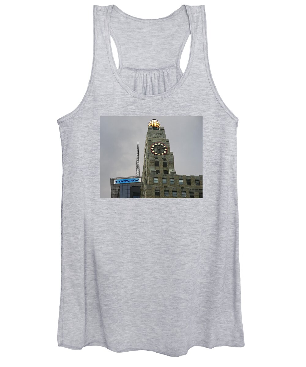 City Women's Tank Top featuring the photograph Know Now by Andre Aleksis