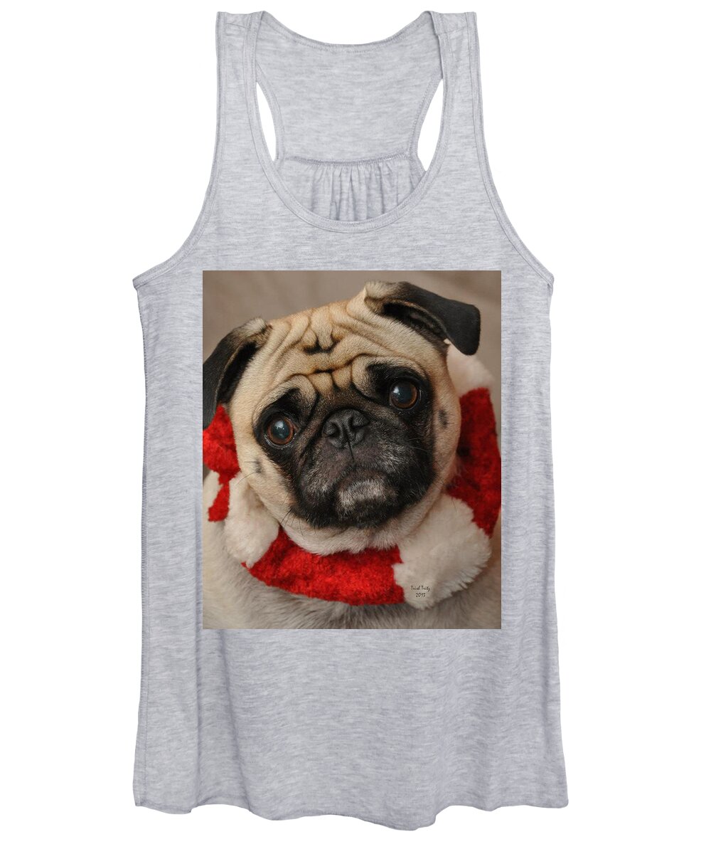 Dog Women's Tank Top featuring the photograph Maggie Girl by Trish Tritz