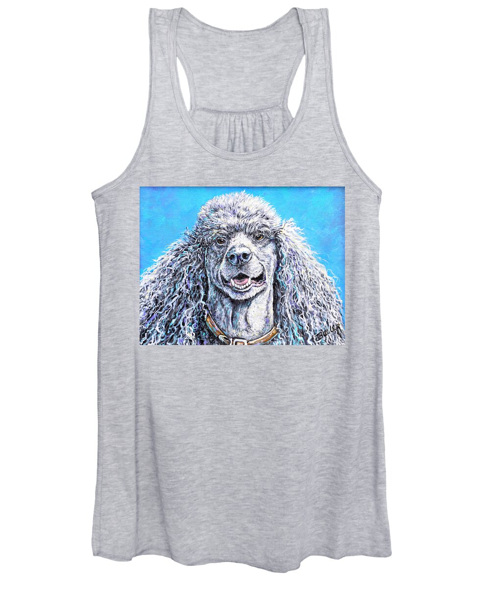 Dog Women's Tank Top featuring the painting My Standard Of Excellence by Gail Butler
