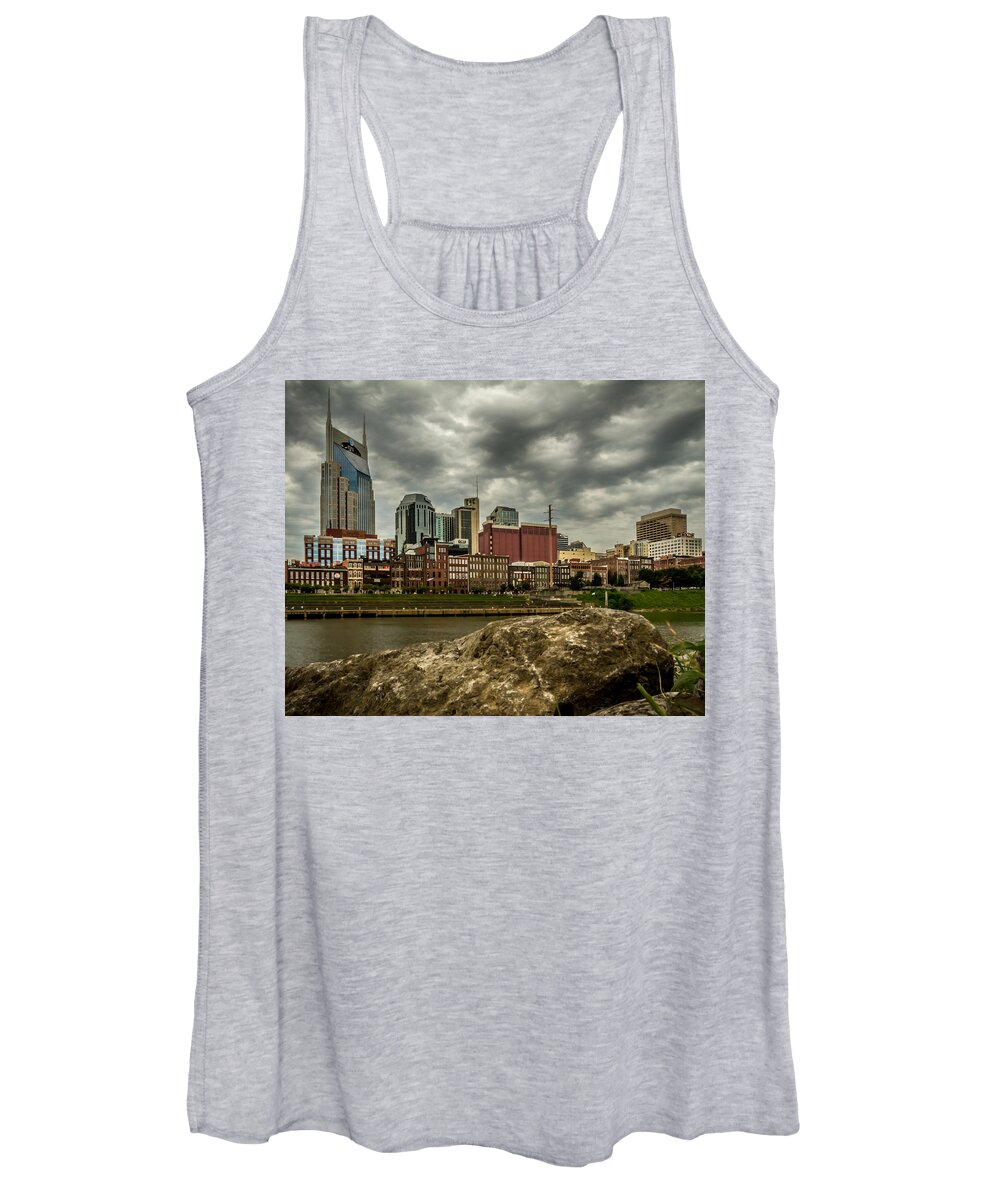 Cumberland Women's Tank Top featuring the photograph Nashville Tennessee by Ron Pate