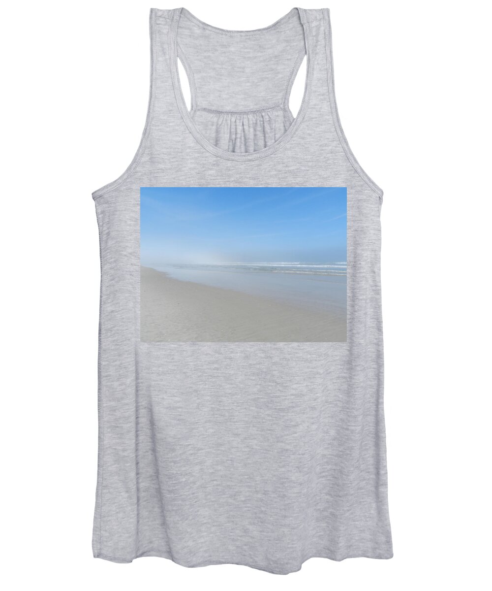 Seashore Women's Tank Top featuring the photograph Natures Abstract by Deborah Ferree