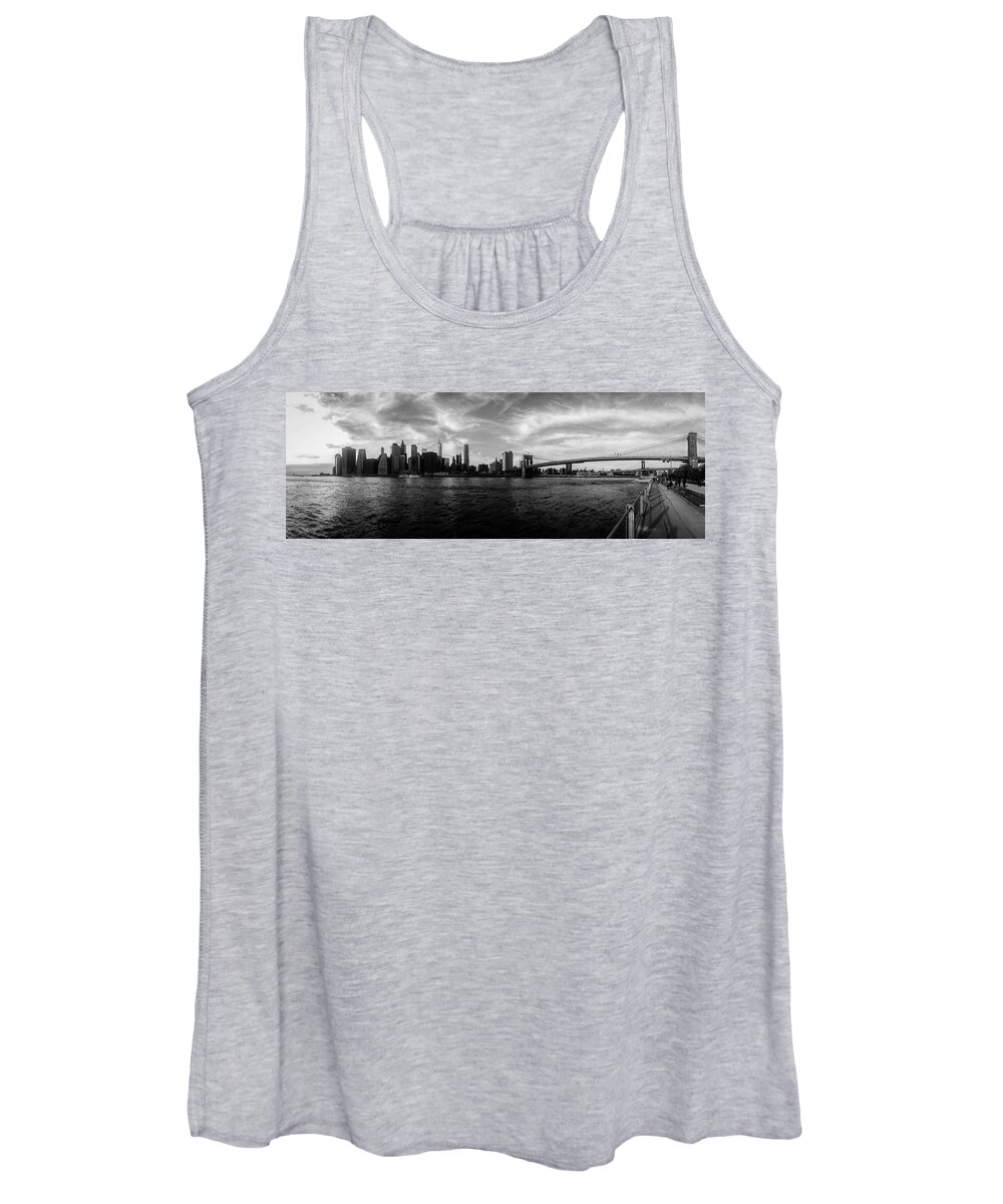 New York Women's Tank Top featuring the photograph New York Skyline by Nicklas Gustafsson