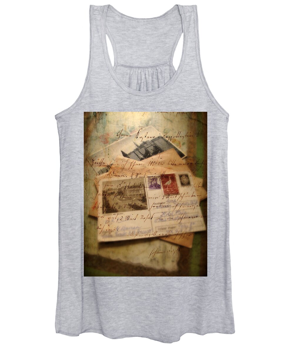 Letters Women's Tank Top featuring the photograph Nostalgia by Jessica Jenney